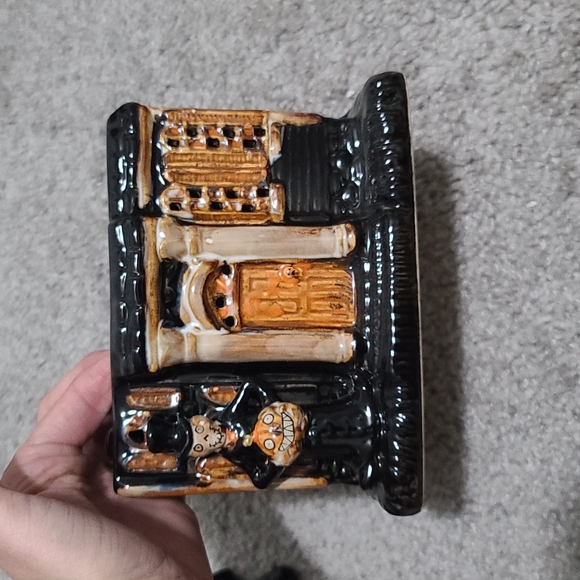 Rare New Yankee Candle Boney Bunch 2010 Haunted Mansion Candle Jar Holder - Picture 2 of 9